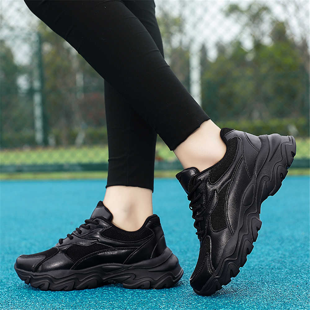 Men Shoes Brand - 37-38 Round Tip Men's Sneakers 38