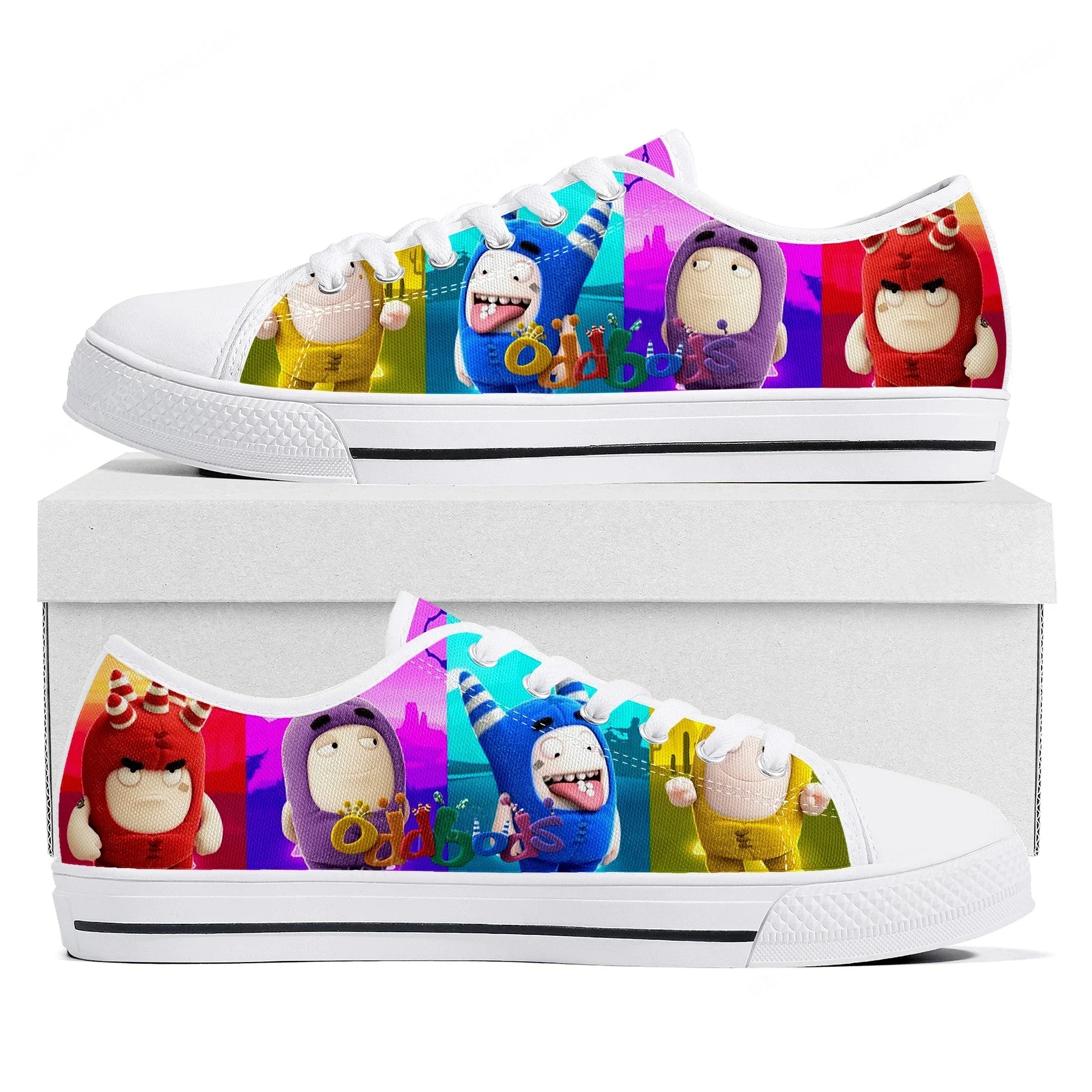 Oddbods Low Top Sneakers Women - Men Shoes Singapore บทวิจารณ์และราคา
