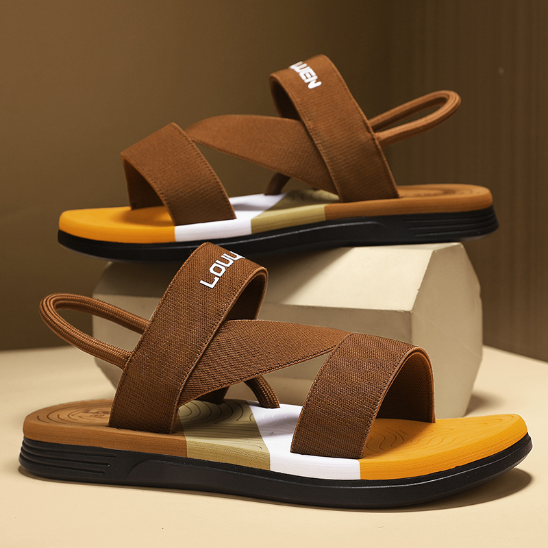 Trendy Men's Colorblock Sandal - Men Shoes Must Have บทวิจารณ์และราคา