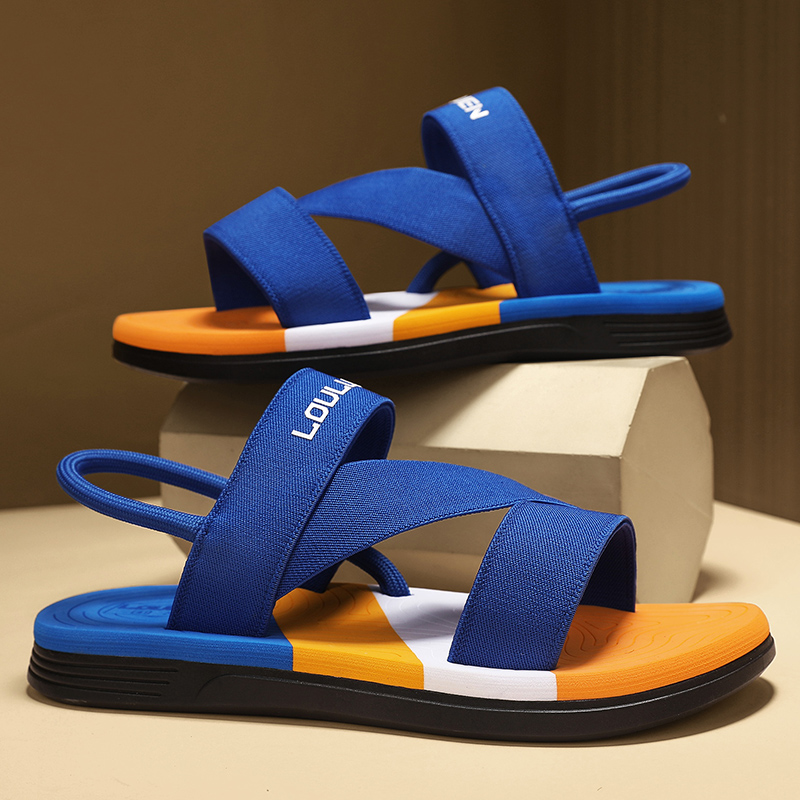 Trendy Men's Colorblock Sandal - Men Shoes Must Have บทวิจารณ์และราคา