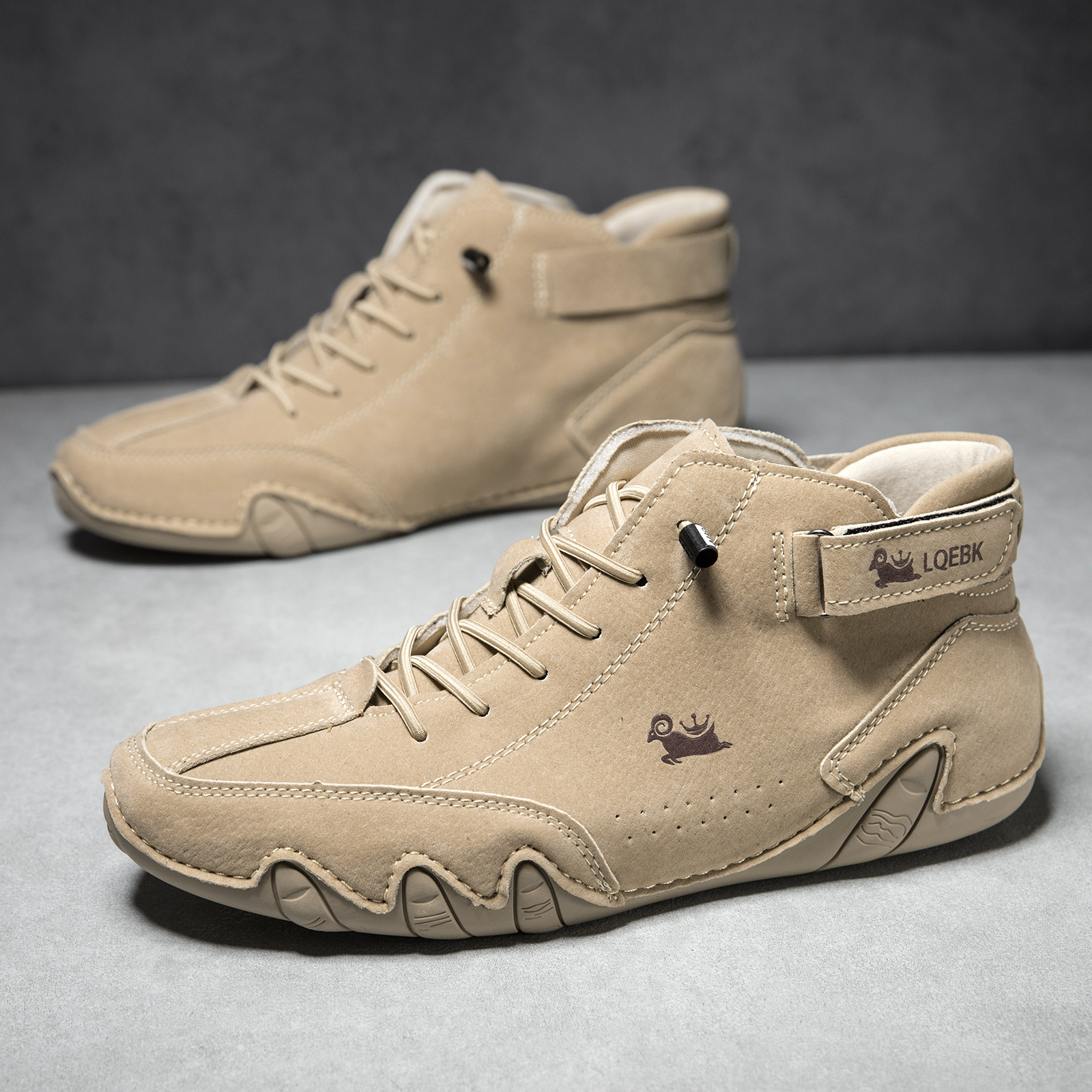 Leather Casual Shoes Sneakers  - Men'S Shoes Comfortable Walking บทวิจารณ์และราคา