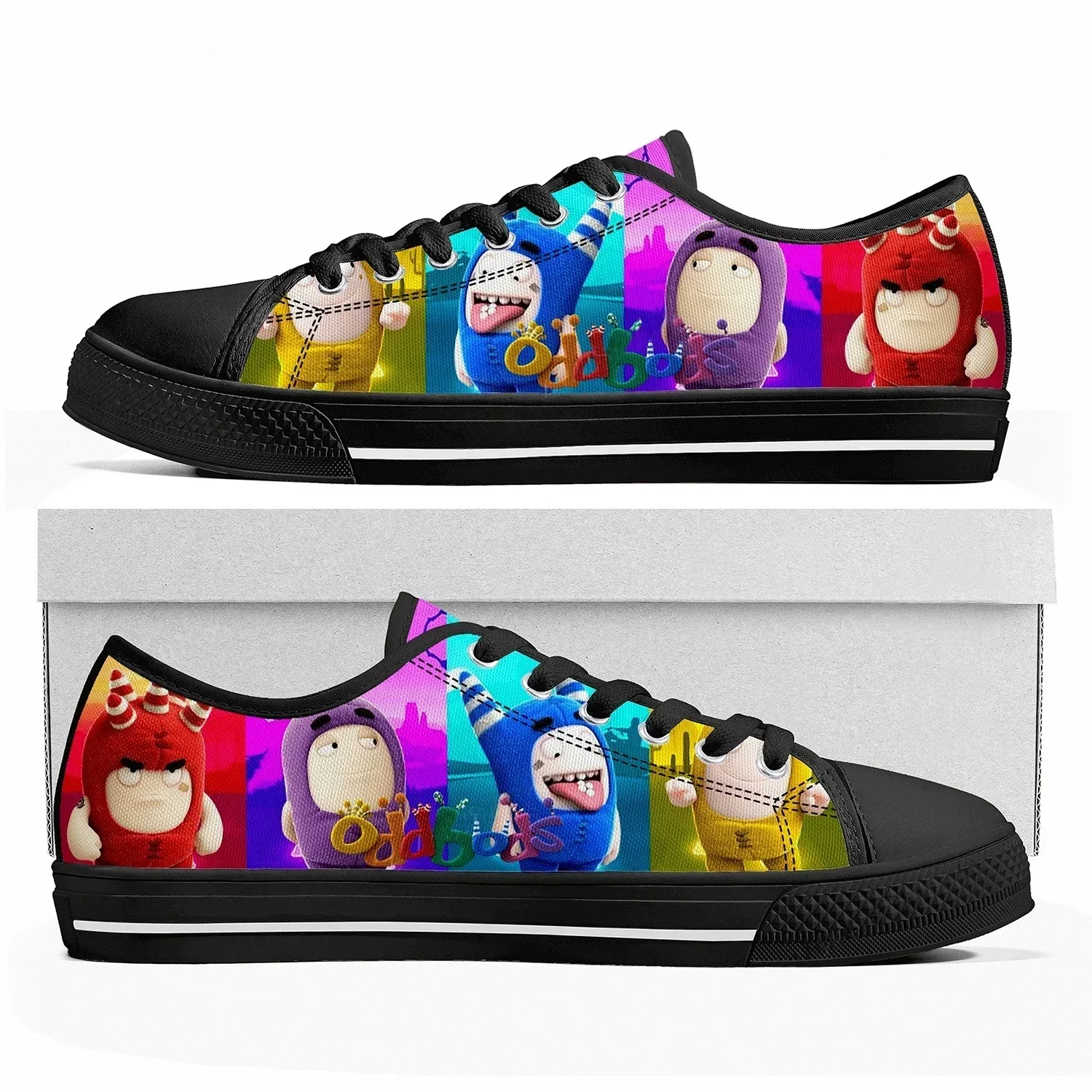 Oddbods Low Top Sneakers Women - Men Shoes Singapore บทวิจารณ์และราคา
