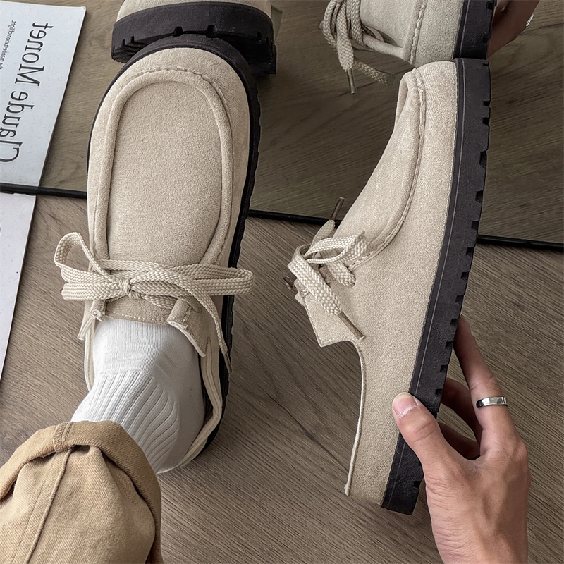 Fashion Men Half Slippers Sued - Men'S Shoes Comfortable Walking บทวิจารณ์และราคา