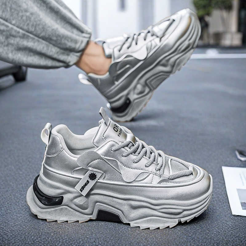 Black Platforme Tennis Man Spo - Men'S Shoes For Sale บทวิจารณ์และราคา
