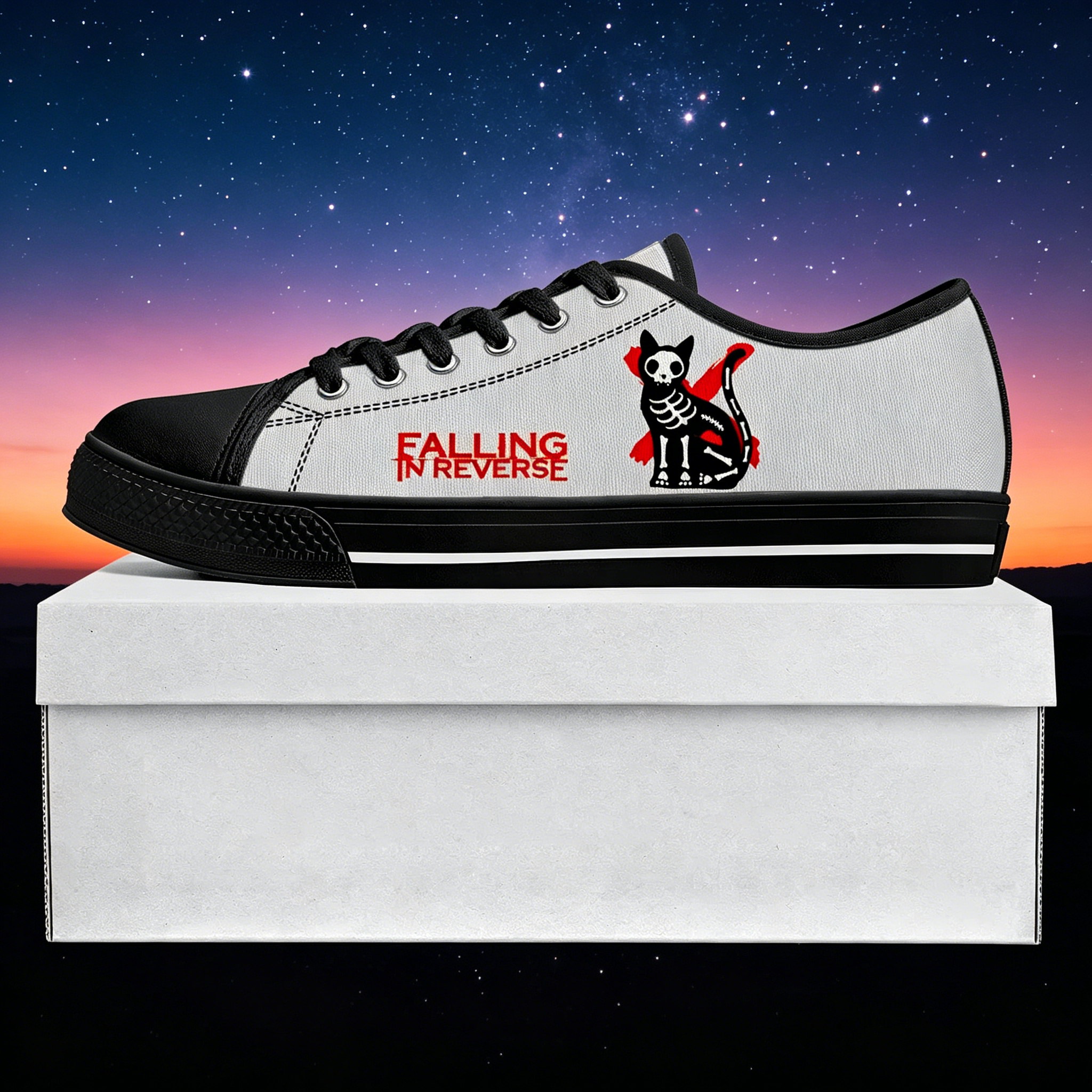Falling In Reverse Casual Shoe - Men'S Shoes Comfortable Walking บทวิจารณ์และราคา