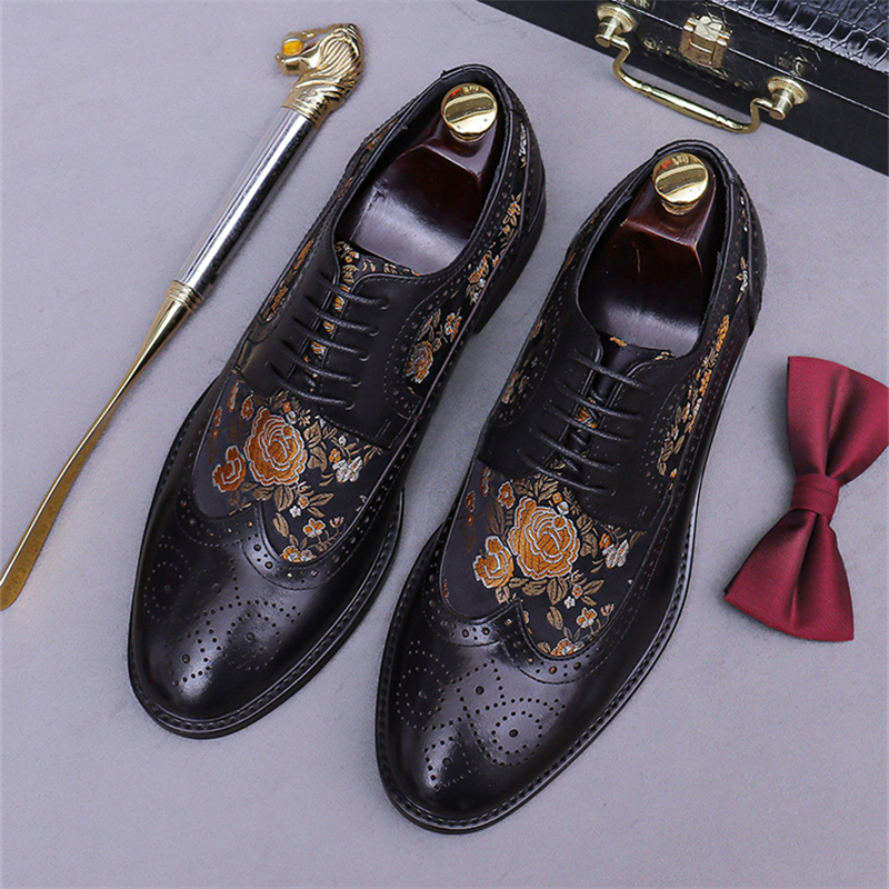 Men's Formal Dress Shoes Genui - Men'S Shoes Dressy Casual บทวิจารณ์และราคา