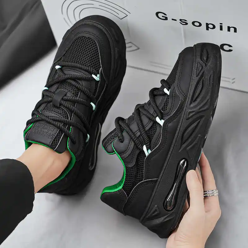 Black Does Not Slip Man's Snea - Men Shoes Brand บทวิจารณ์และราคา