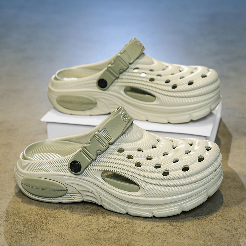 Men's 5cm Thick Sole Clogs Sli - Men'S Shoes Daily Use บทวิจารณ์และราคา