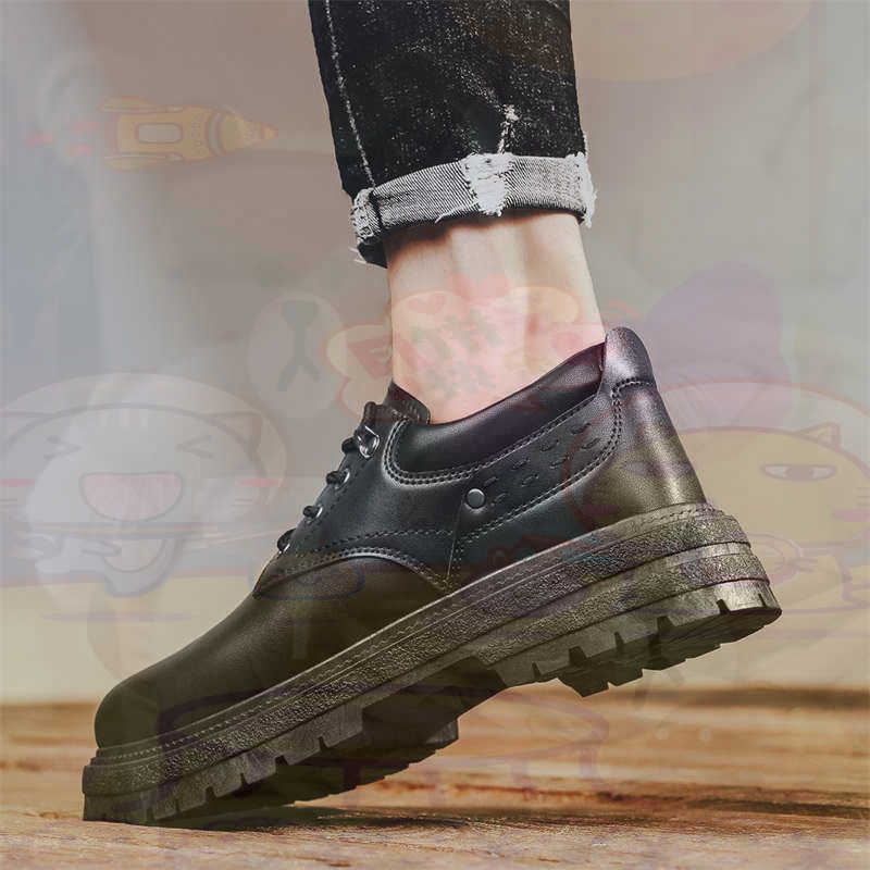 Dark Natural Leather Fashion T - Men Shoes Eu To Us บทวิจารณ์และราคา