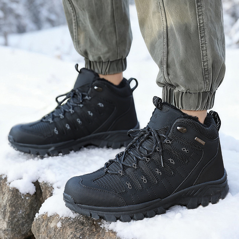 Winter Men's Boots Warm Plush  - Men Shoes Ecco บทวิจารณ์และราคา