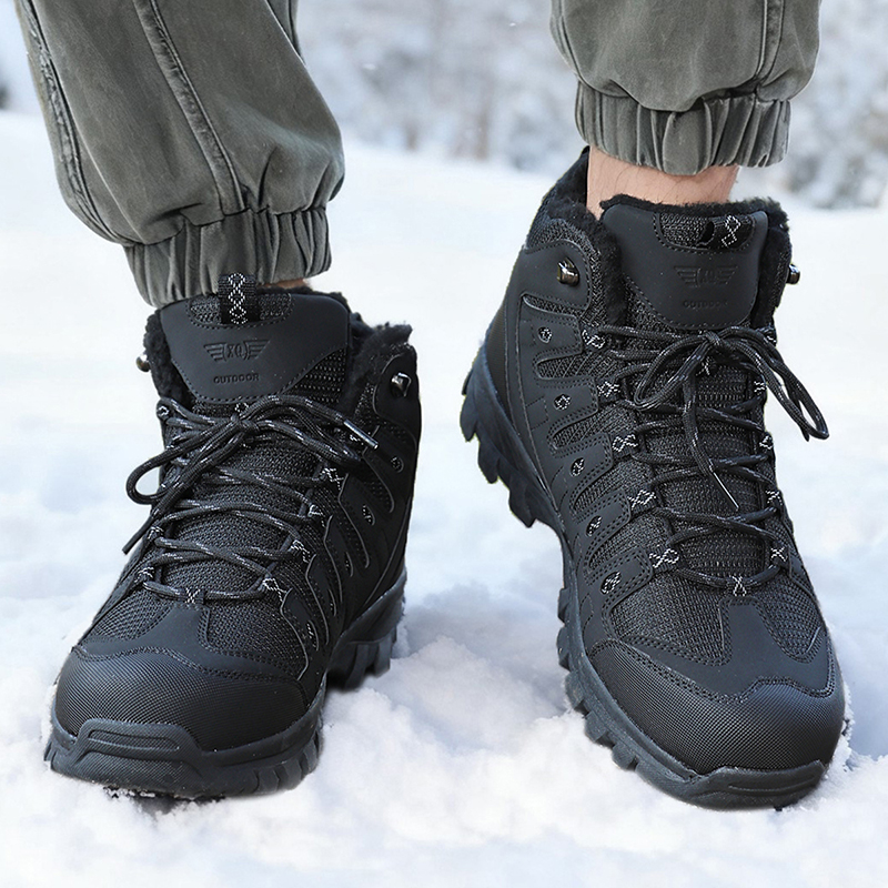 Winter Men's Boots Warm Plush  - Men Shoes Ecco บทวิจารณ์และราคา