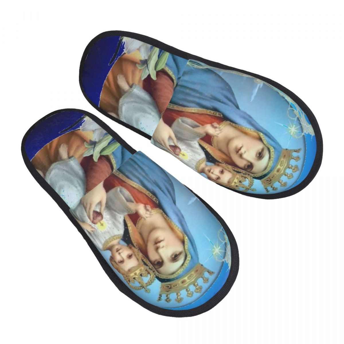 Virgin Mary Comfy Scuff With M - Men'S Shoes With Memory Foam บทวิจารณ์และราคา