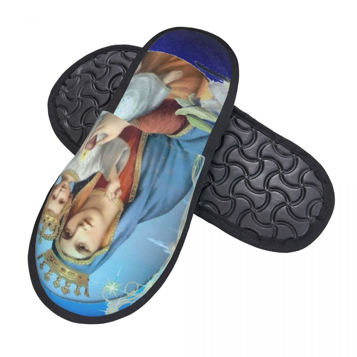 Virgin Mary Comfy Scuff With M - Men'S Shoes With Memory Foam บทวิจารณ์และราคา