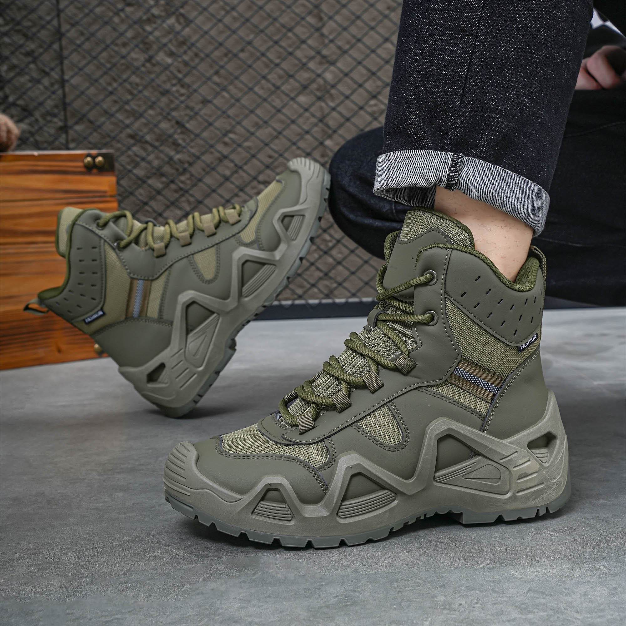 Men's high top boots, hiking b - Men Shoes Ecco บทวิจารณ์และราคา