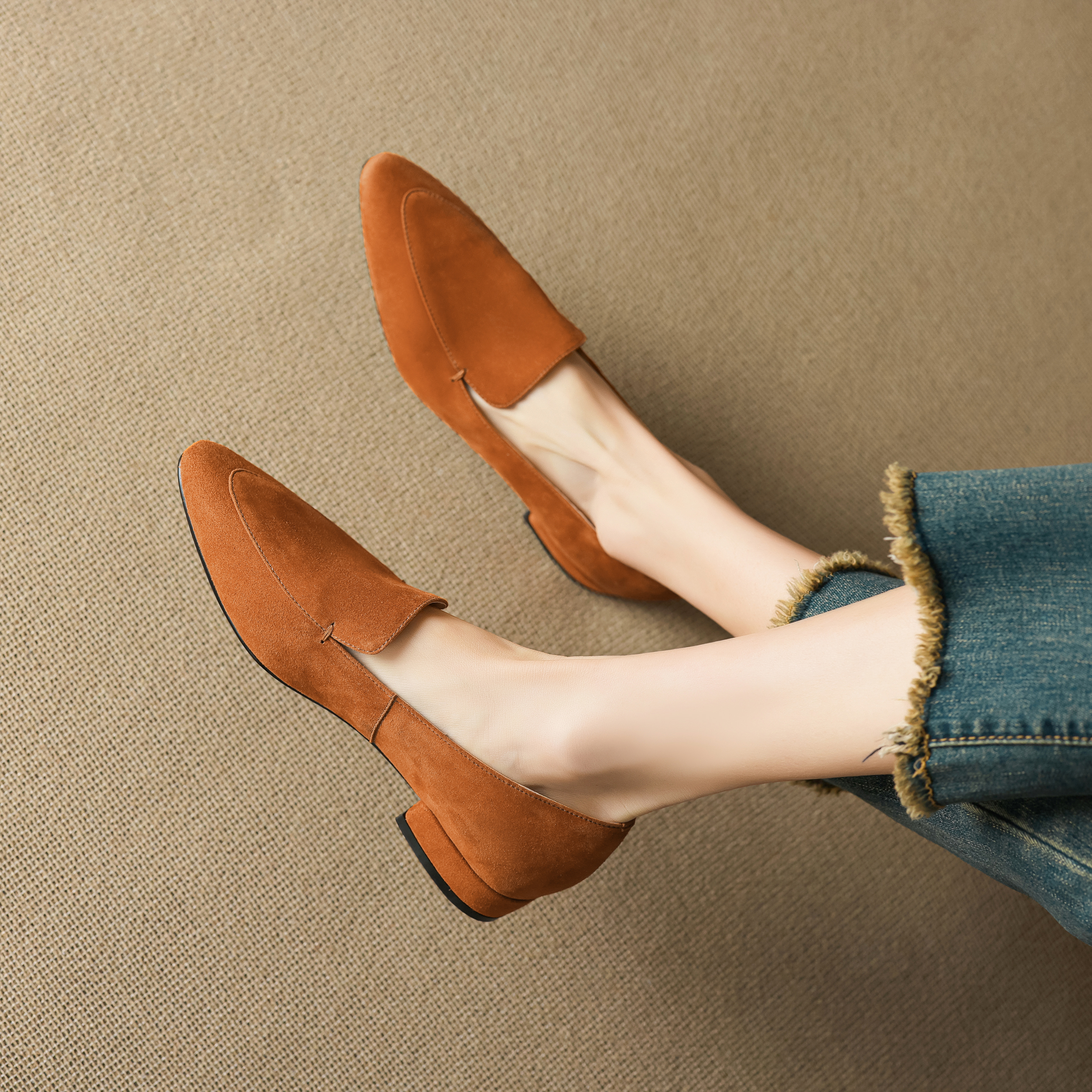 Genuine Leather Sheepskin 2.5c - Men'S Shoes Dressy Casual บทวิจารณ์และราคา