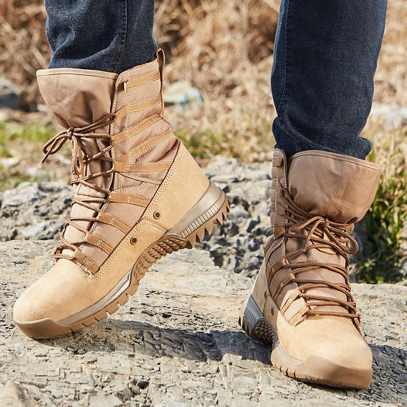 Hot Tactical Eu 38-46 High Tub - Men Shoes Eu To Us บทวิจารณ์และราคา