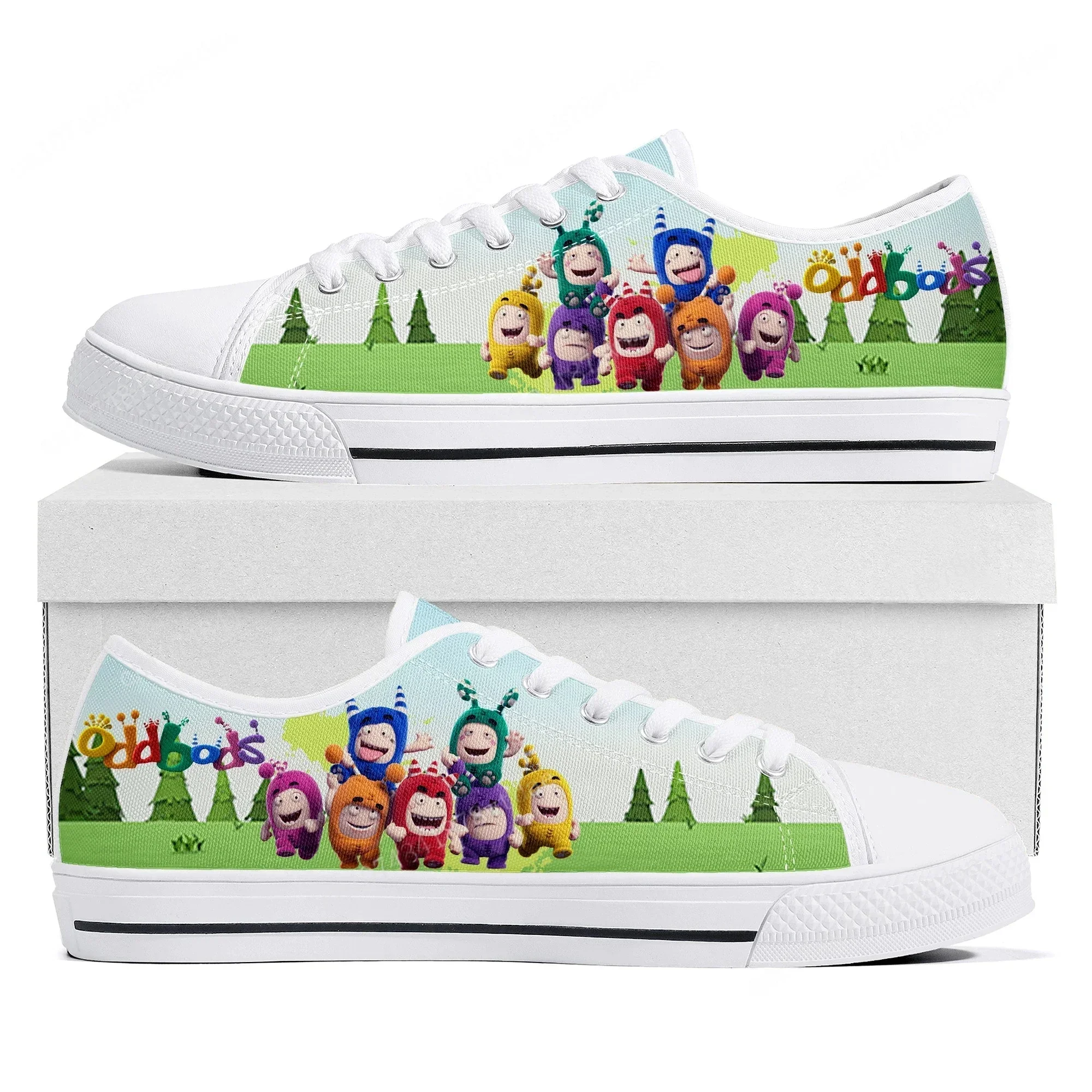 Oddbods Low Top Sneakers Women - Men Shoes Singapore บทวิจารณ์และราคา