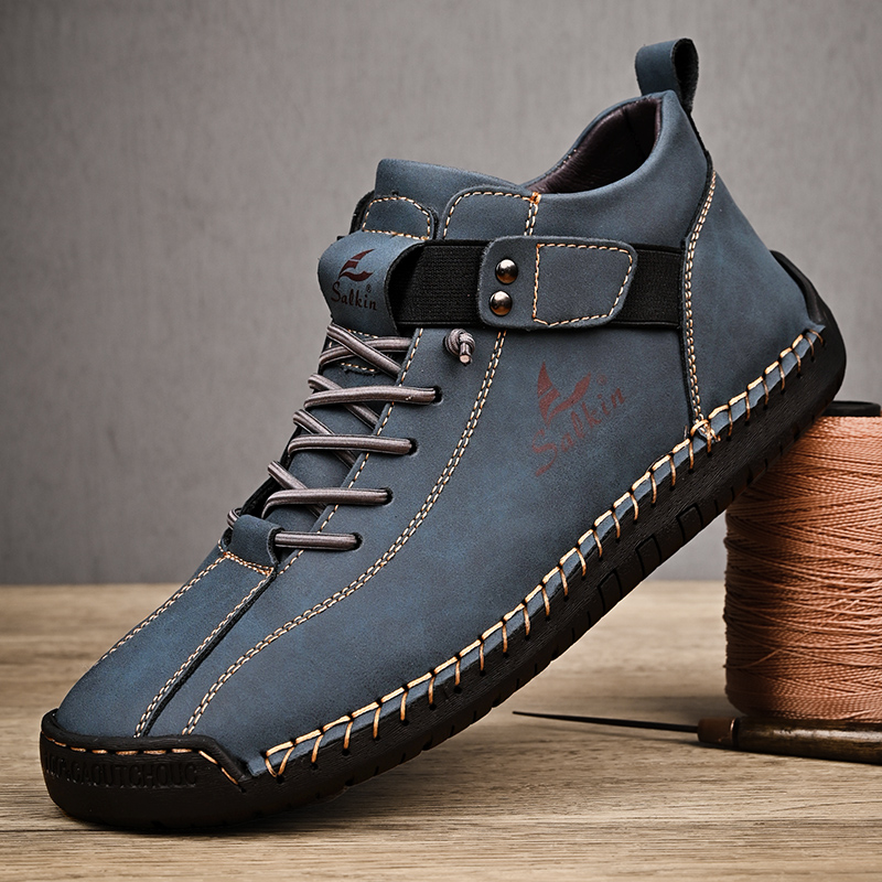 New 2025 Handmade Leather Casu - Men Shoes Lacoste บทวิจารณ์และราคา