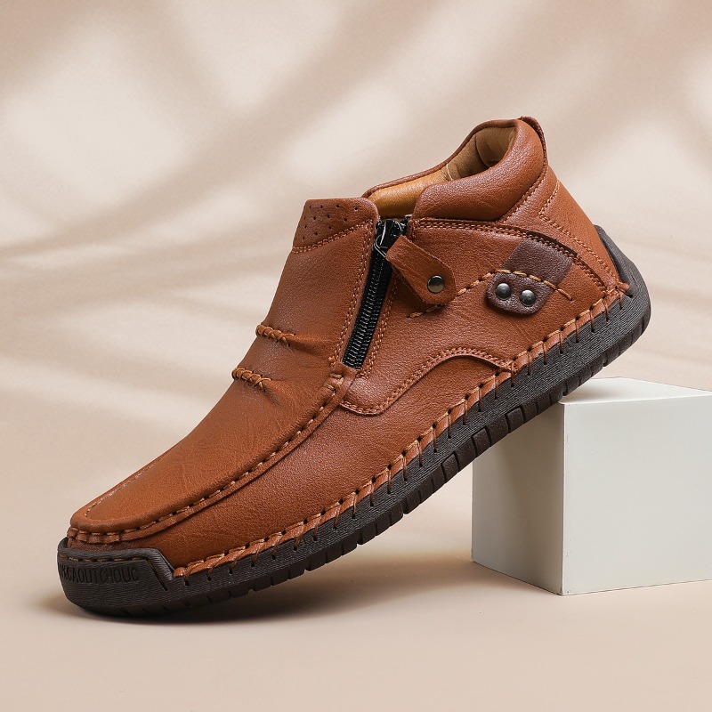 Plus Size 38-50 Handmade Men L - Men'S Shoes Comfortable Walking บทวิจารณ์และราคา
