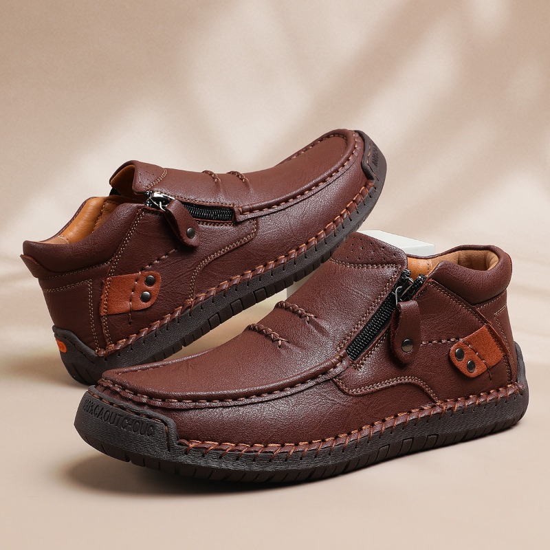 Plus Size 38-50 Handmade Men L - Men'S Shoes Comfortable Walking บทวิจารณ์และราคา
