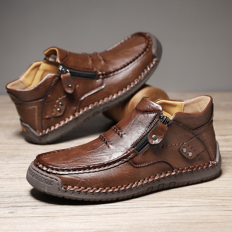 Plus Size 38-50 Handmade Men L - Men'S Shoes Comfortable Walking บทวิจารณ์และราคา