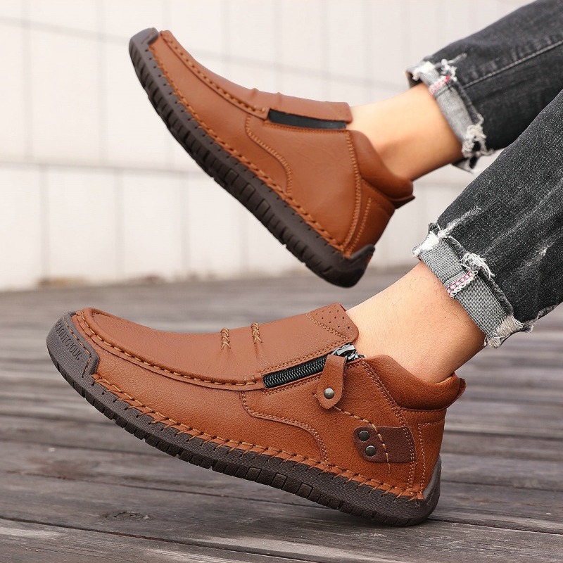 Plus Size 38-50 Handmade Men L - Men'S Shoes Comfortable Walking บทวิจารณ์และราคา