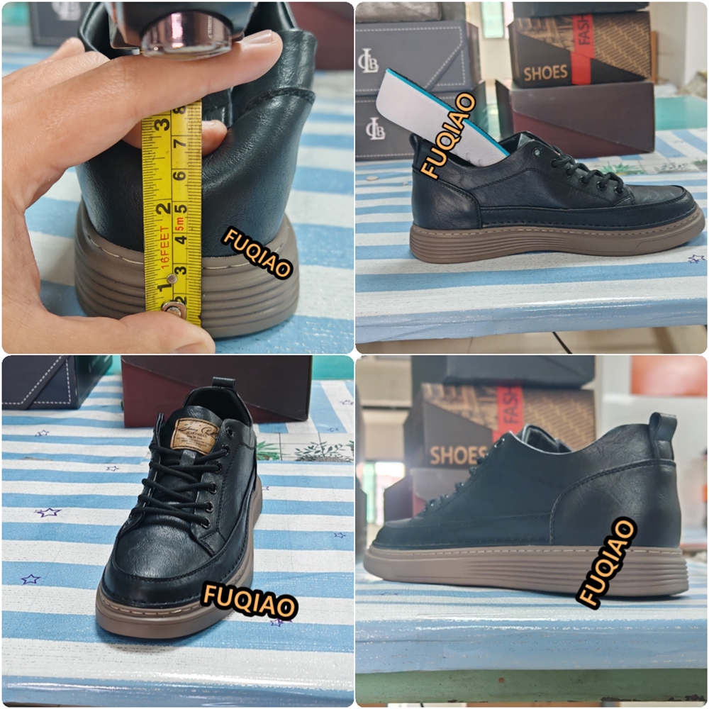 5cm Height Increase Leather Sh - Men'S Shoes Comfortable Walking บทวิจารณ์และราคา