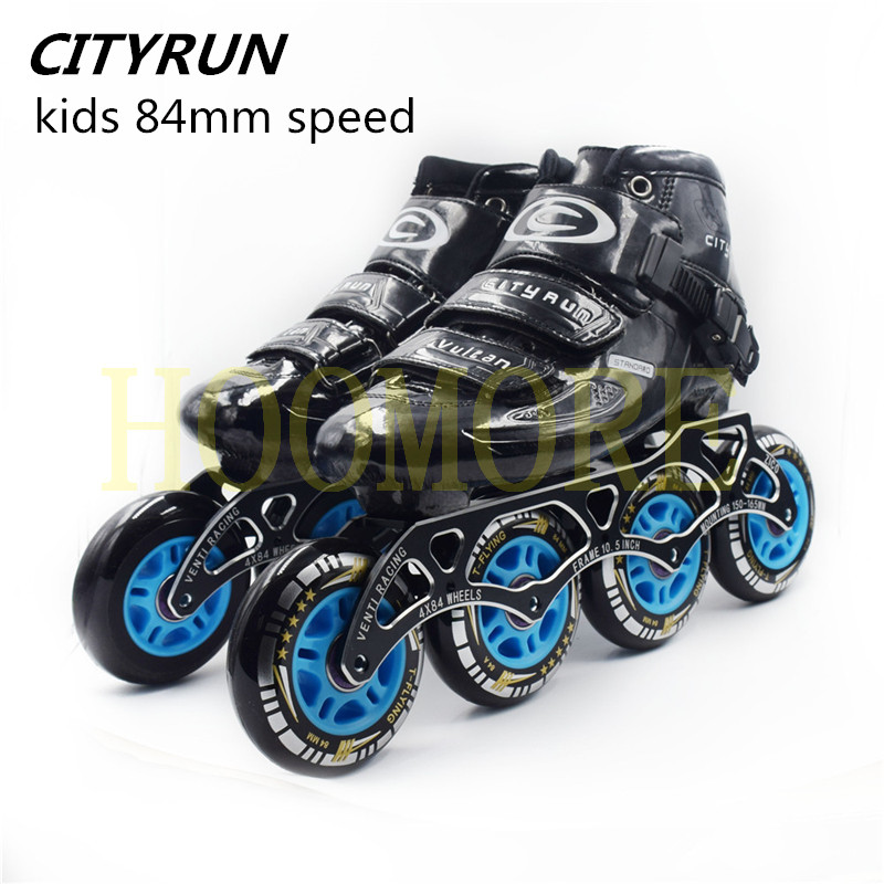 Kids Speed Skates Shoes 4X84mm - Men Shoes Eu To Us บทวิจารณ์และราคา