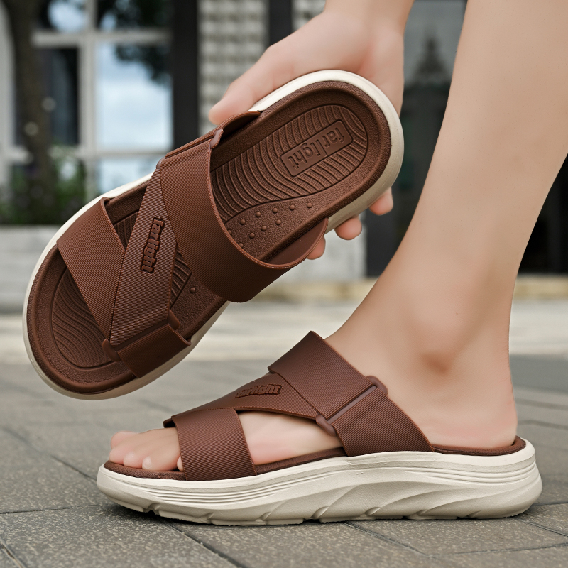 Summer New Men's Sandals Outdo - Men'S Shoes Comfortable Walking บทวิจารณ์และราคา